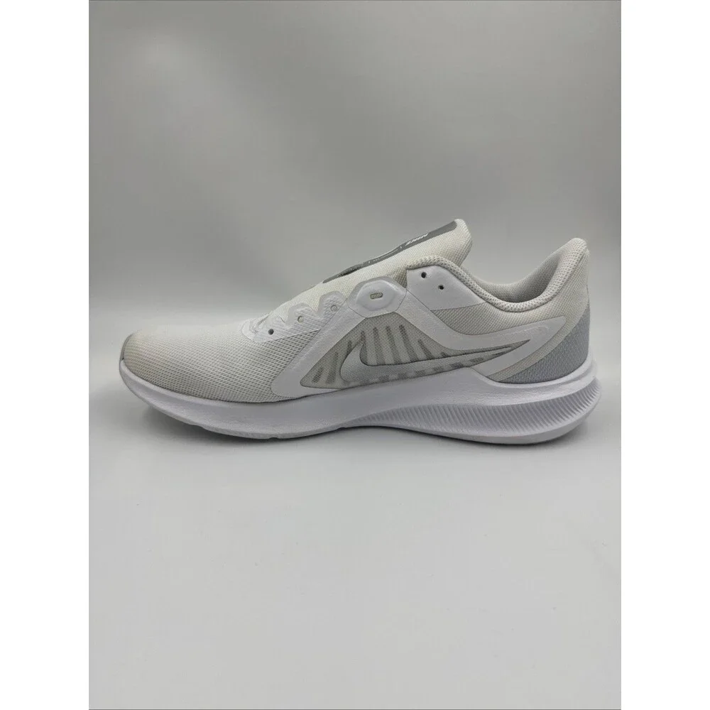 Nike Downshifter 10 Running Shoe Womens Size 11 White Gym Training Sneaker